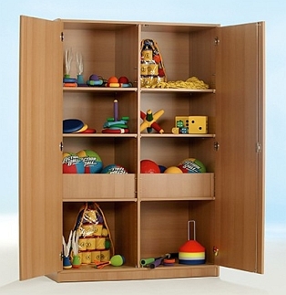 Opbergkasten voor sportartikelen