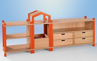 Opbergsysteem Beuken-decor b