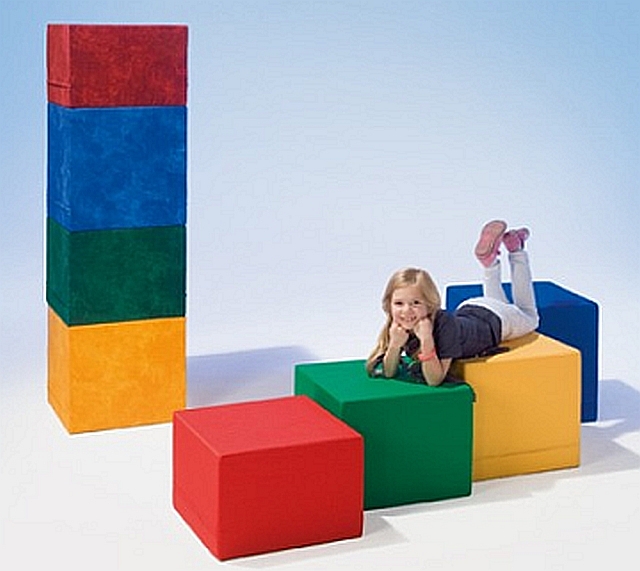 Poef Vierkant 40 cm stof