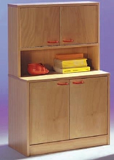 Poppenservieskast met deuren