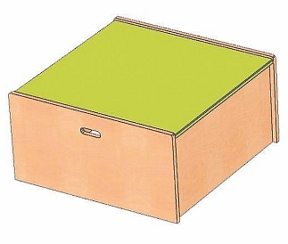 Speelpodium Vierkant Groot