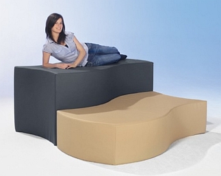 Tweezitselement  Golfvormig Leder 40cm