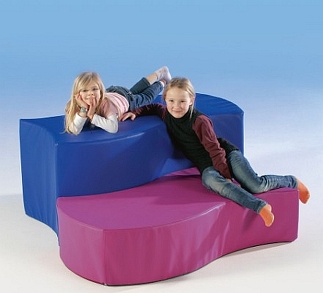 Zitelementen 2 stuks Golfvormig