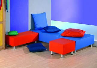 Zit/speel/rust elementen Set1 Leder